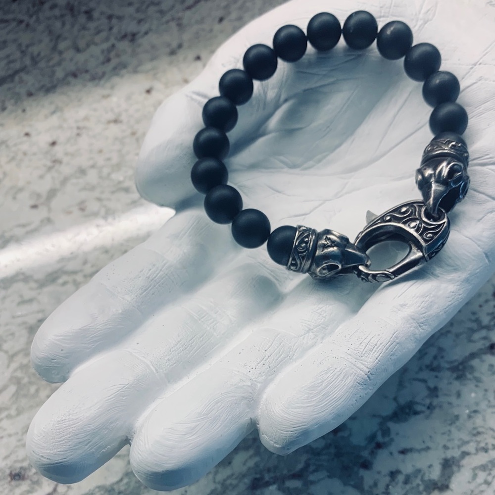 Stephen Webster black onyx bead bracelet